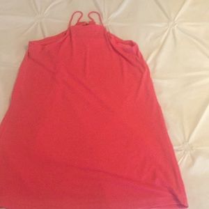 Bright pink mini dress